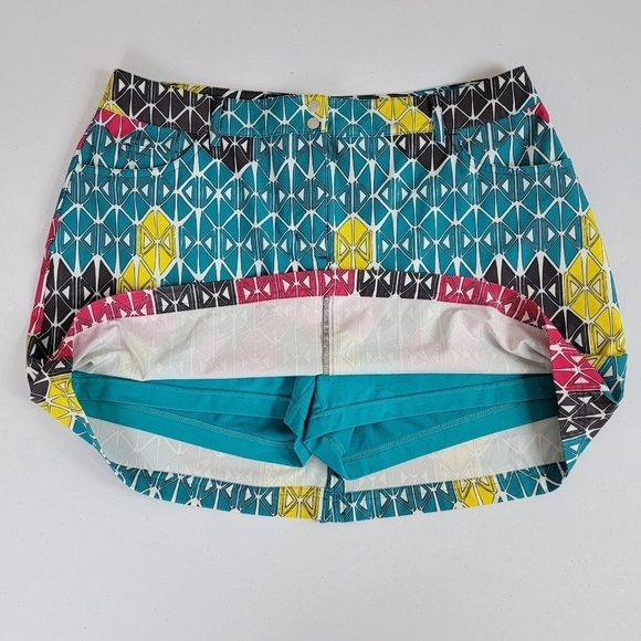 Slazenger Multi Color Golf/Pickleball Active Skirt/Skort Sz 10 - Picture 3 of 12